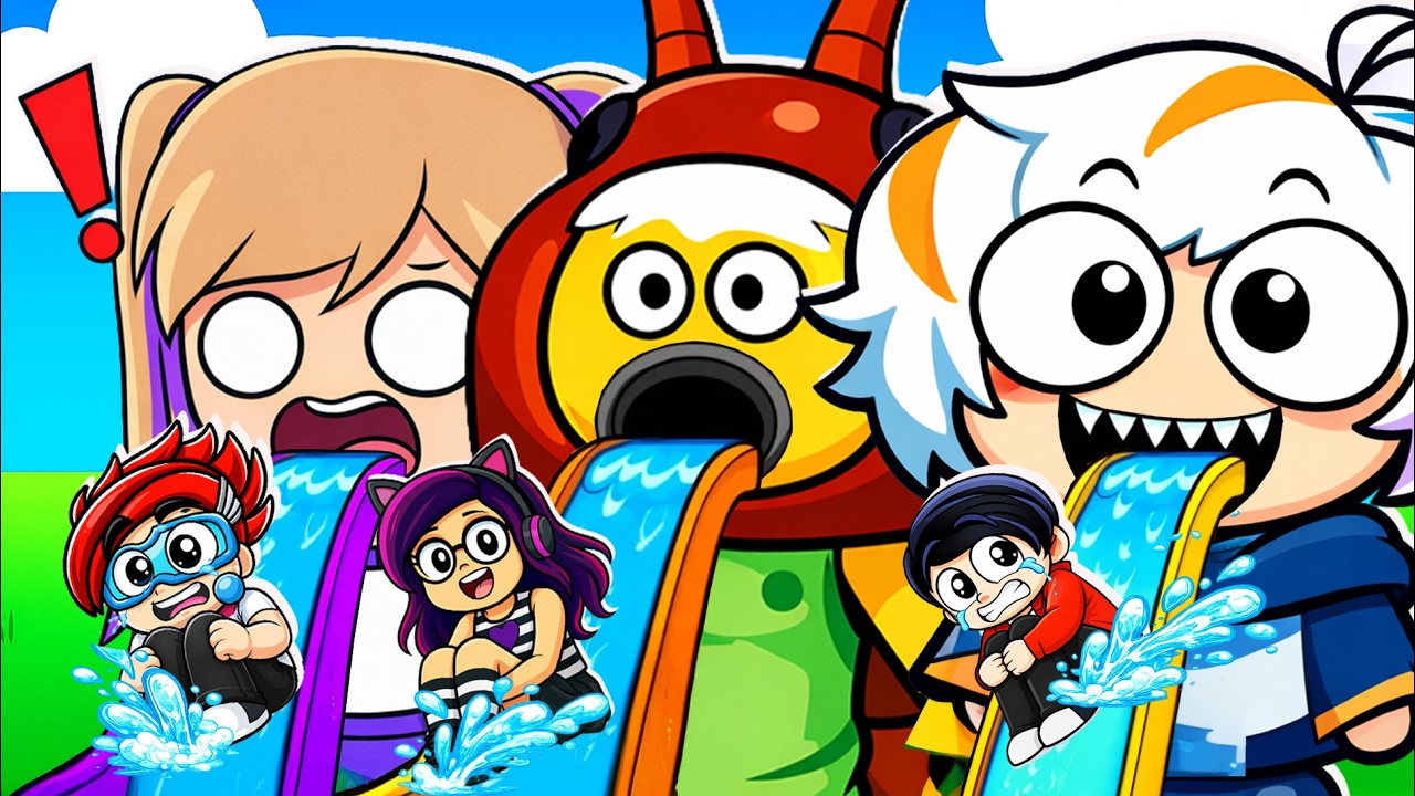 ELIGE EL TOBOGAN DE YOUTUBERS CORRECTO | Kori