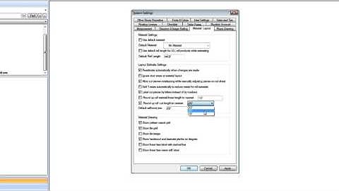 MeasureSquare tutorial: System settings (material layout tab)