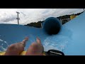 Big Splash Waterpark Solar Splash Tube Slide Left POV Vancouver BC 