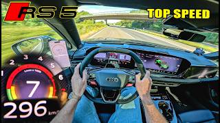 2026 Audi RS5 AVANT B10 // 296KM/H TOP SPEED POV on AUTOBAHN