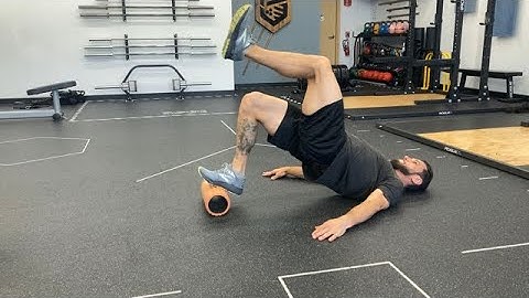 Single Leg Hamstring Curl on a Foam Roller