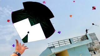 🔥 Giant Kite Flying Challenge 😱 Sky Mein Sabse Badi Patang! 🪁 Aaj Udayi Sabse Dangerous Kite ⚡ Roof