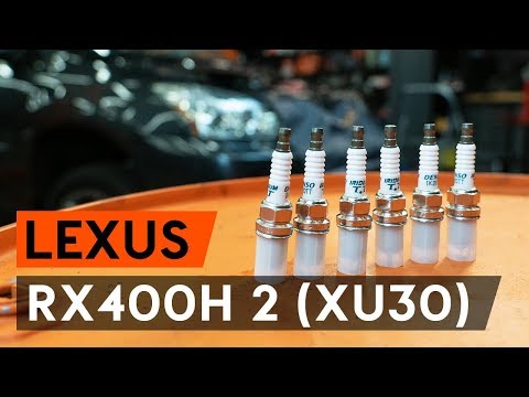 How to change spark plug on LEXUS RX400h 2 (XU30) [TUTORIAL AUTODOC]