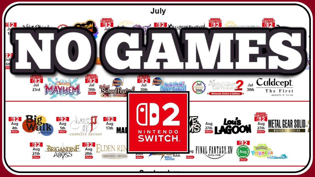 Switch 2 has NO GAMES