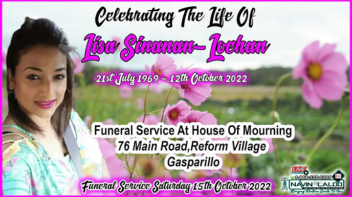 Funeral Service of Lisa Sinanan-Lochan