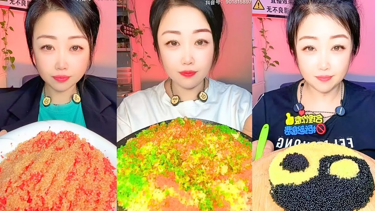 Traditional Fish Roe ASMR Eating | Soft Pop Seafood Mukbang #34