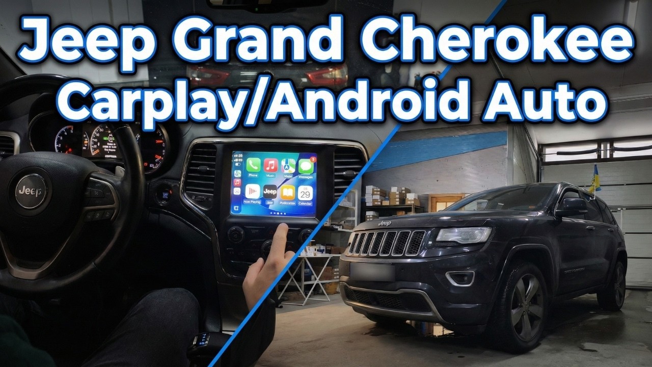 Jeep Grand Cherokee atnaujinimas: Apple CarPlay ir Android Auto