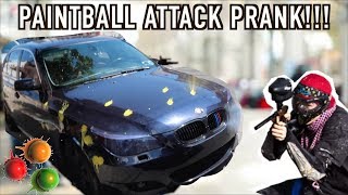 PAINTBALL ATTACK PRANK!!! (GONE WRONG)