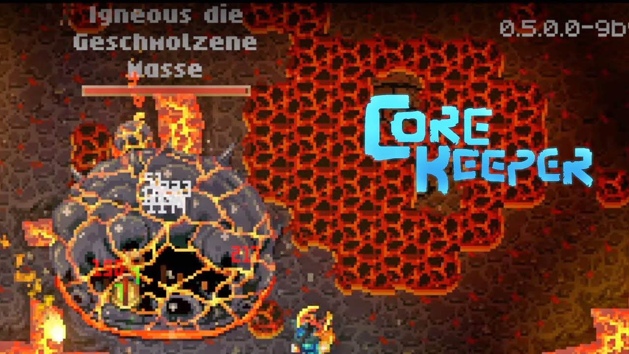 Core Keeper ⛏ BOSS FIGHT / Igneous die Geschmolzene Masse! / Desert of Beginnings - Gameplay Deutsch