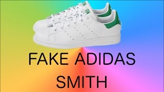 stan smith adidas fake vs real