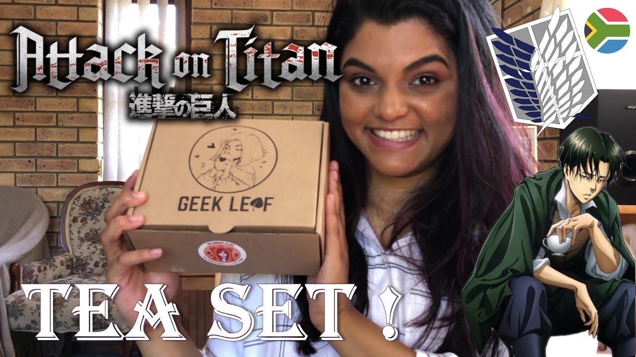 Captain Levi Ackerman Tea?! | Attack on Titan Tea Set Unboxing - YouTube