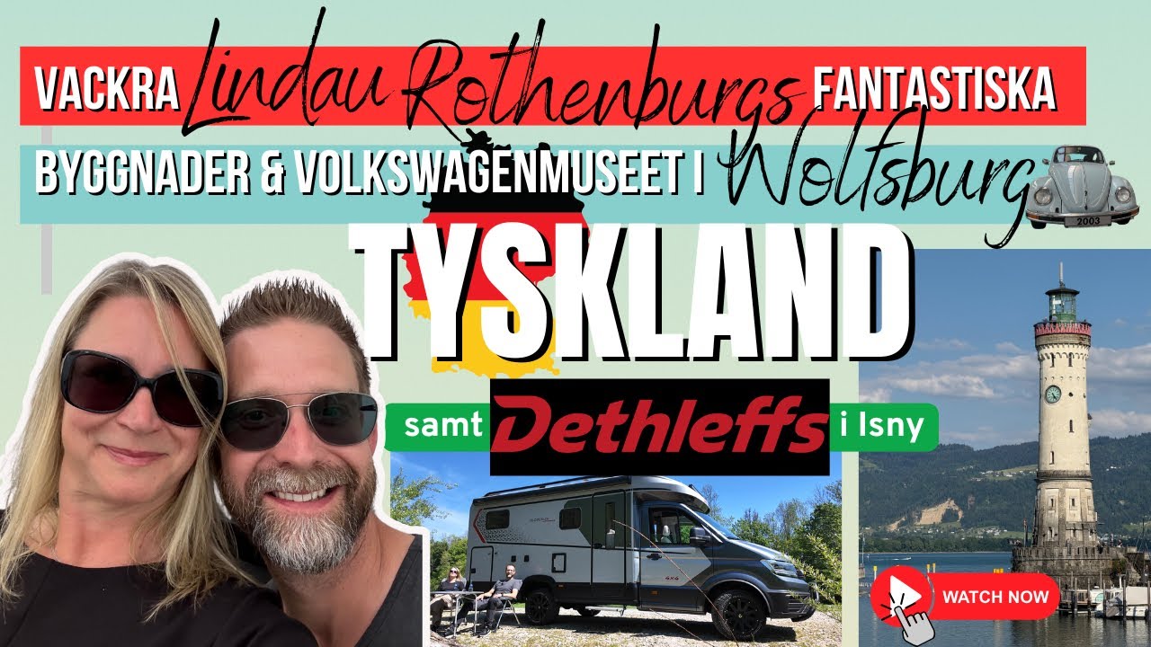 Roadtrip till södra Tyskland, vi besöker bl.a. Dethleffs