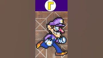 Waluigi in Perler Bead form! - #waluigi - #perler - #luigi