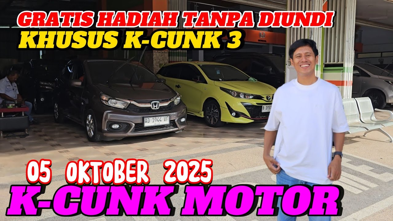 Khusus besok 05 okt di kcunk 3 promo gratis hadiah tanpa diundi 