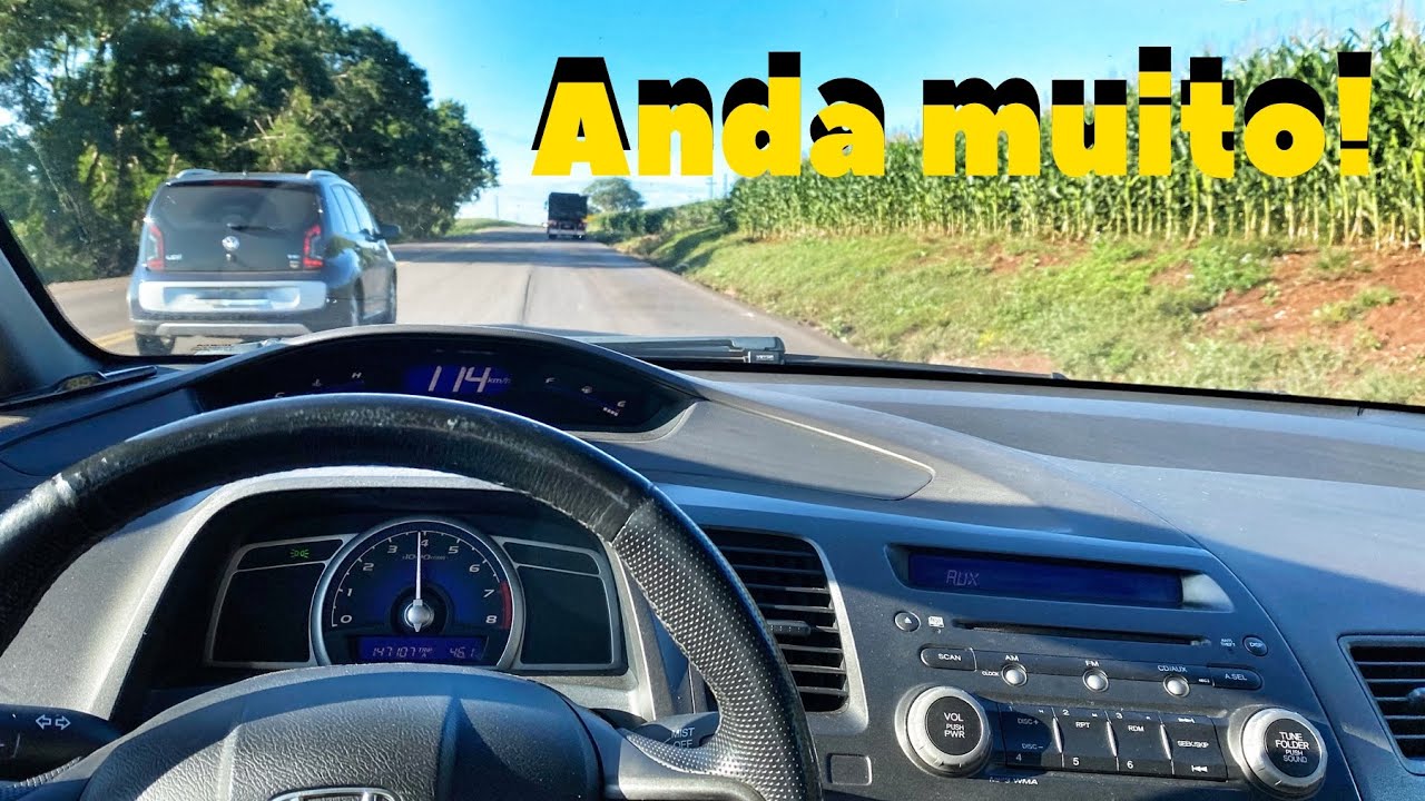 UP TSI PASSOU ACELERANDO FORTE! EDUQUEI DE CIVIC + DE 180KM/H