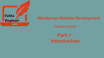 Wordpress website Development Introduction  | Part-1|Wordpress website Development Tutorial in Hindi
