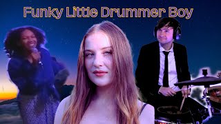 Funky Little Drummer Boy: Drum &amp; Vocal Cover with AI Isolated Band