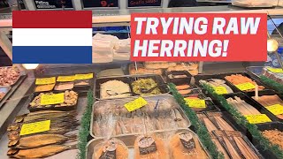 Dutch Herring ! Eating raw fish while travelling in Utrecht