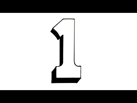 how-to-draw-the-number-1-in-3d