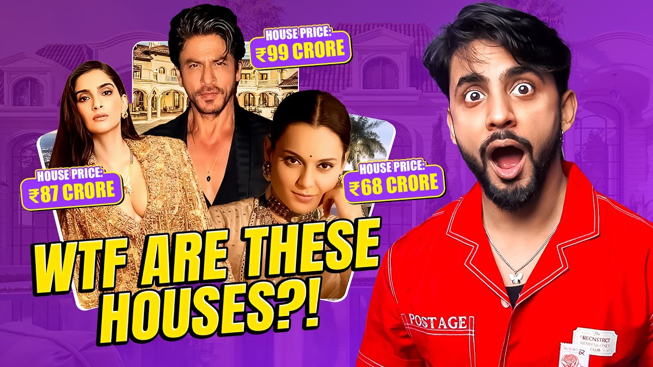 BOLLYWOOD HOUSE TOURS #2 ft. Sonam Kapoor, Kangana Ranaut, Gauri Khan