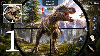 🦖 Dino Hunter: वाइल्ड शूटिंग गेमप्ले वॉकथ्रू पार्ट 1 (Android, iOS) – पहली हंट! screenshot 5