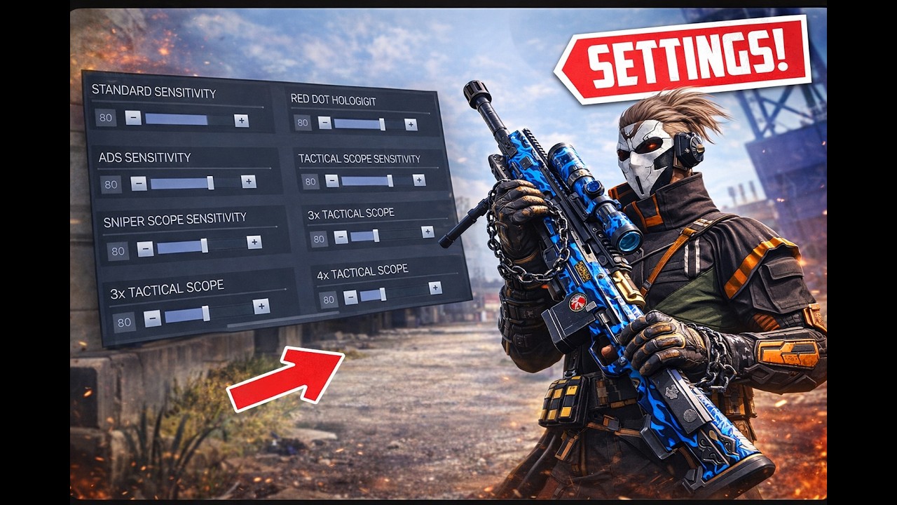Best Sniper Settings for FAST Quickscope 🎯🔥 - YouTube