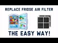 How To Replace Your Fridge Air Filter...The EASY Way! | Easy DIY