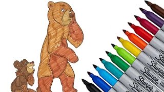 Brother Bear Disney Movies Coloring page 2016 New HD Video for Kids