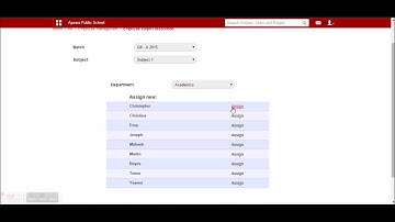 Employee Subject Association in Fedena