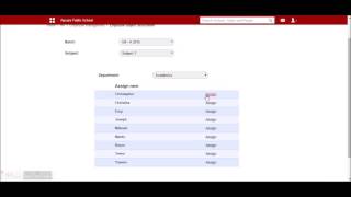 Employee Subject Association in Fedena