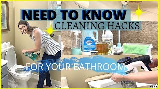 NEED TO KNOW CLEANING HACKS FOR YOUR BATHROOM/CLEANING TIPS FOR YOUR BATHROOM/PRO CLEANING HACKS screenshot 2