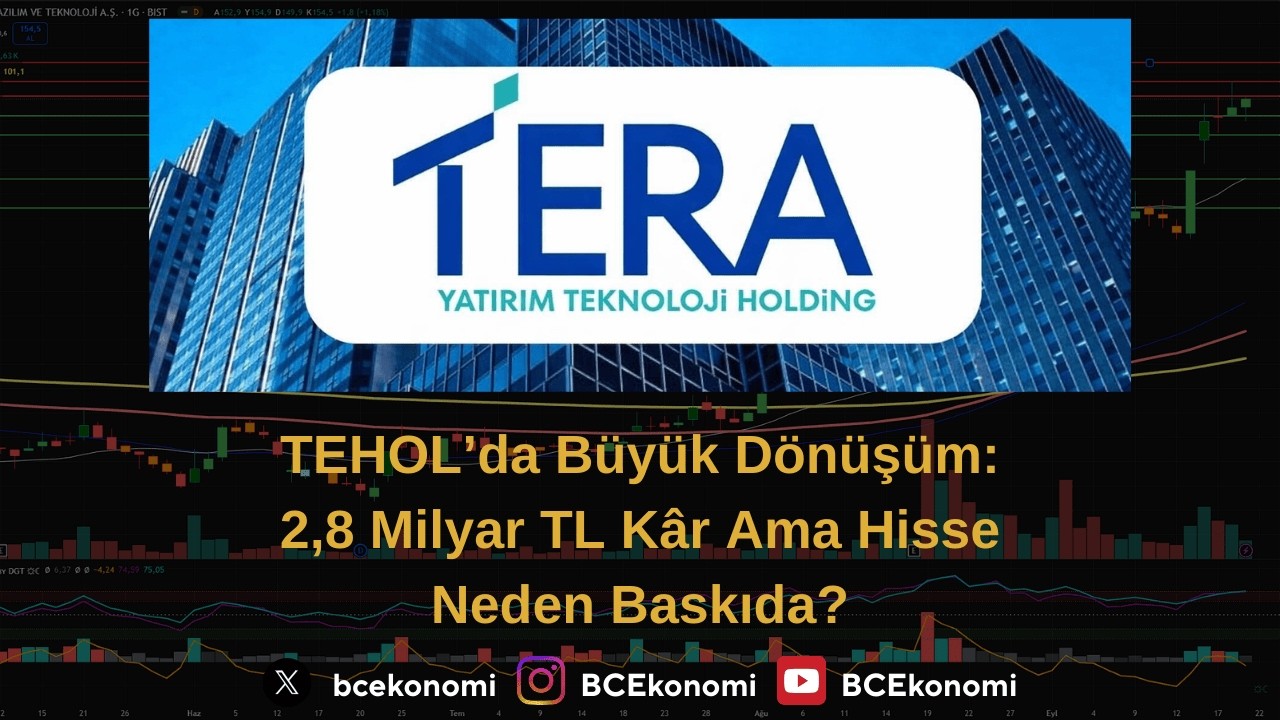 #TEHOL de Büyük Dönüşüm: 2,8 Milyar TL Kâr Ama Hisse Neden Baskıda?