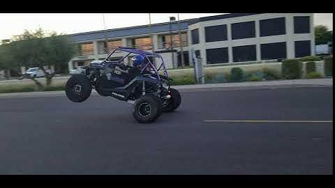 LaRue Performance Polaris RZR Z1 two wheelies in one pull