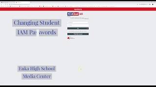 IAM Password Tutorial - EHS Media Center