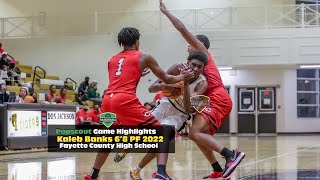 Kaleb Banks showing his skills during the 2020 Peach State Holiday Classic.  This kid is DIFFERENT!