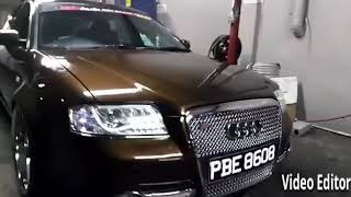 Customized Audi A6 c5 widebody