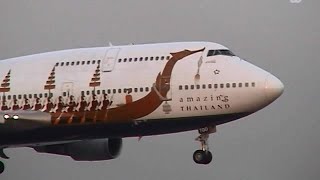 2001 Kansai Thai 747-400Tg744 Hs-Tgo Kix010602
