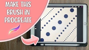 How to make a dotted brush in Procreate