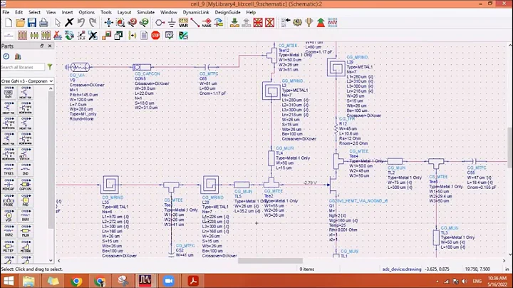 Two stage Low Noise Amplifier with Cree
