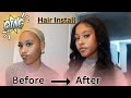 How Did I Install This $110.79 AliExpress Rosabeauty Body Wave Glueless wig