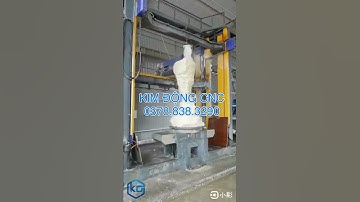 Máy đục tượng Kim Động CNC tại xưởng đá mỹ nghệ Lục Yên, Yên Bái