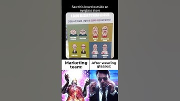 The real reason to wear glasses 👓💡