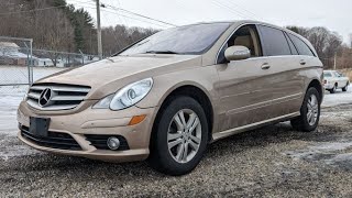 SOLD! - 2006 Mercedes R500 TEST DRIVE VIDEO - Low low miles, V8, automatic, AWD