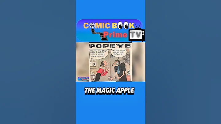 The Magic Apple, Popeye by Bud Sagendorf #ytshorts #shortvideo #shorts #comics #funny