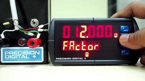 Precision Digital PD6300 (1).วิธีการ Calibrate หรือ Scale ค่า Flow Rate & Totalizer
