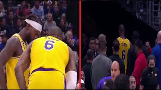 Lebron James Injury vs Clippers - Groin again! LBJ leaves game