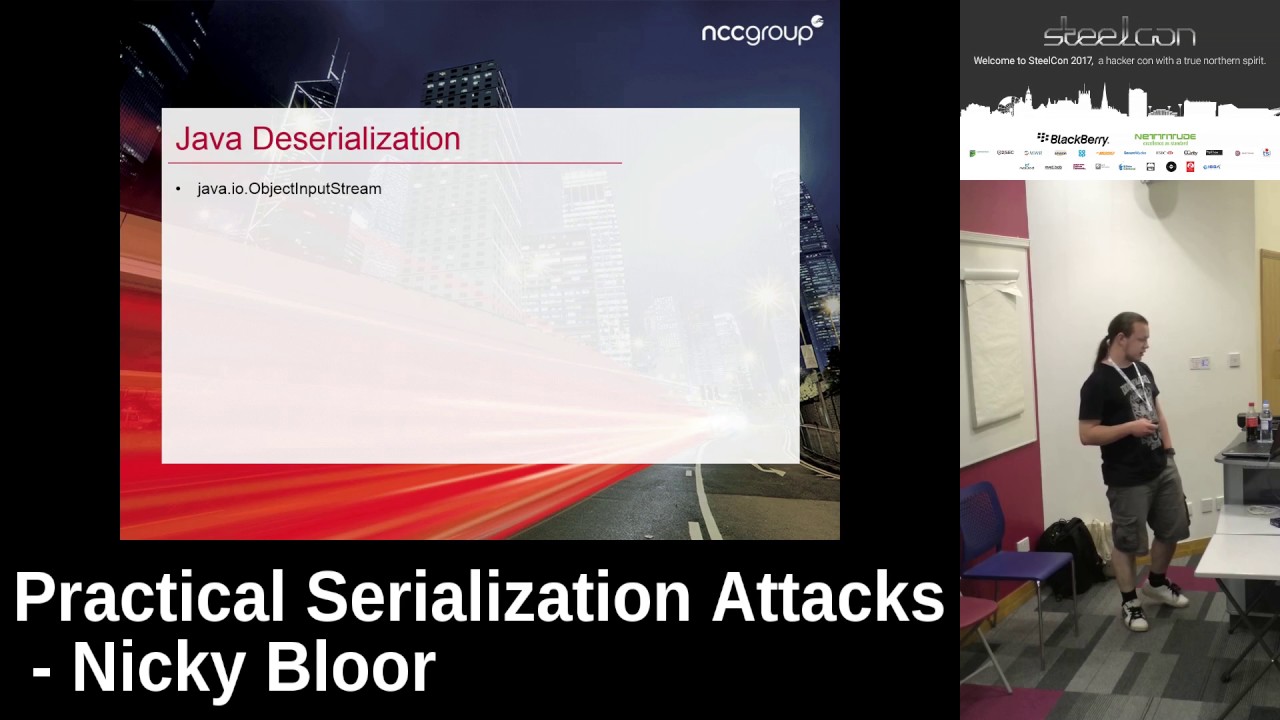 Practical Serialization Attacks by Nicky Bloor - YouTube