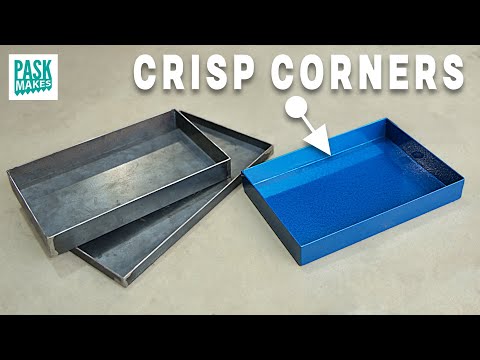 Video: Hur gör man en låda för en metallplatta på rätt sätt?