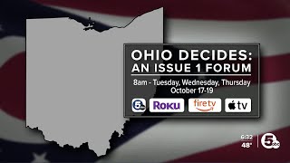 How to watch 'Ohio Decides: An Issue 1 Forum,' discussing abortion amendment