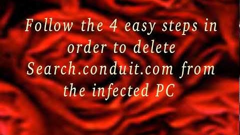 How to get rid of Search.conduit.com from your computer